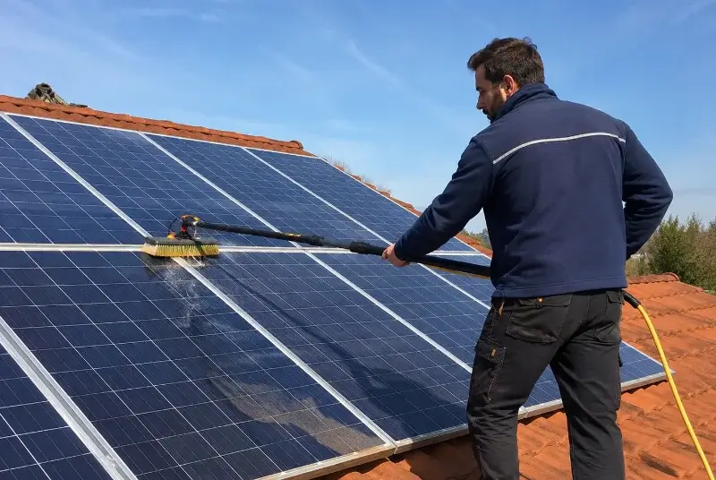 Nettoyage et entretien de panneaux solaires à Saint-Priest